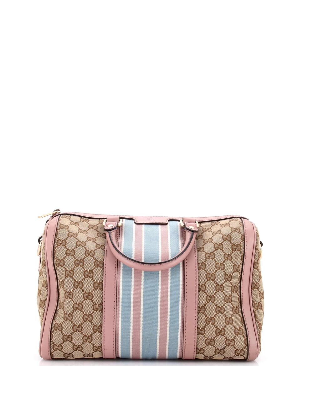 Gucci Vintage Web Boston Bag Gg Canvas #276698G94B